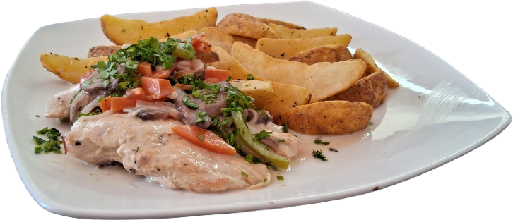 MENU POLLO CHAMPINON